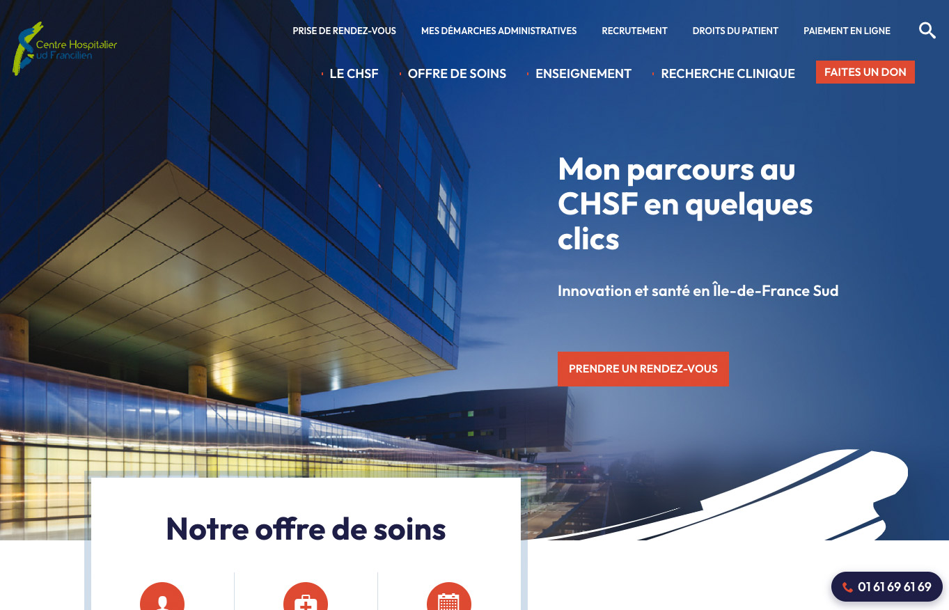 Home page CHSF