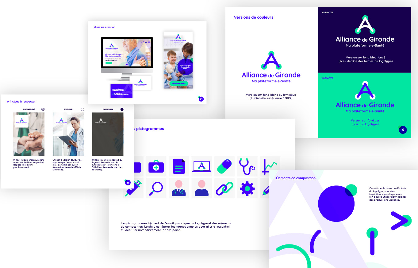Alliance de Gironde - Création charte graphique