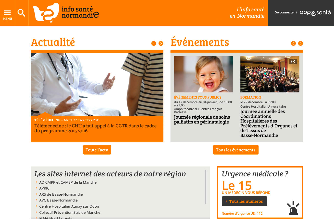 Digital Initiative - Normand'eSanté portail public