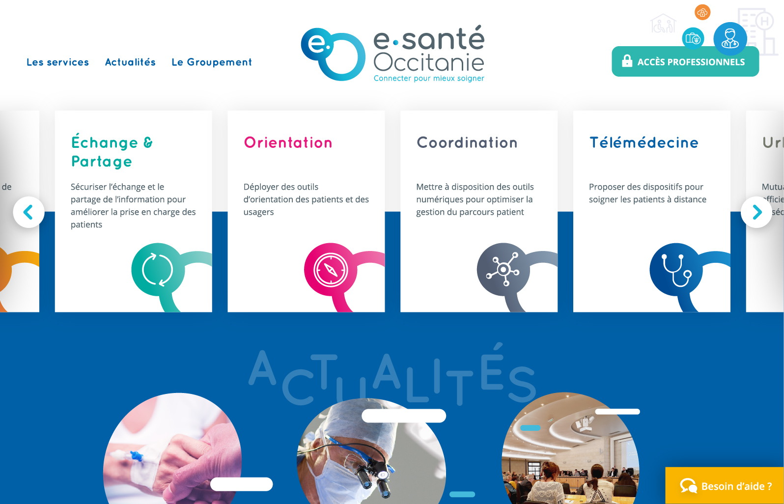 Un site institutionnel pour le GIP Occitanie par Digital Initiative